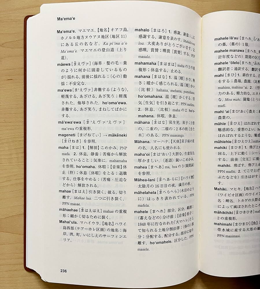 Amazon.co.jp: 新ハワイ語ー日本語辞典。電子版2冊付き。 : 本