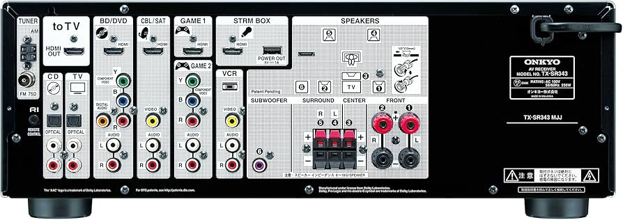 Amazon.co.jp: ONKYO AV Receiver 5.1ch / HDCP 2.2 / 4K / Bluetooth