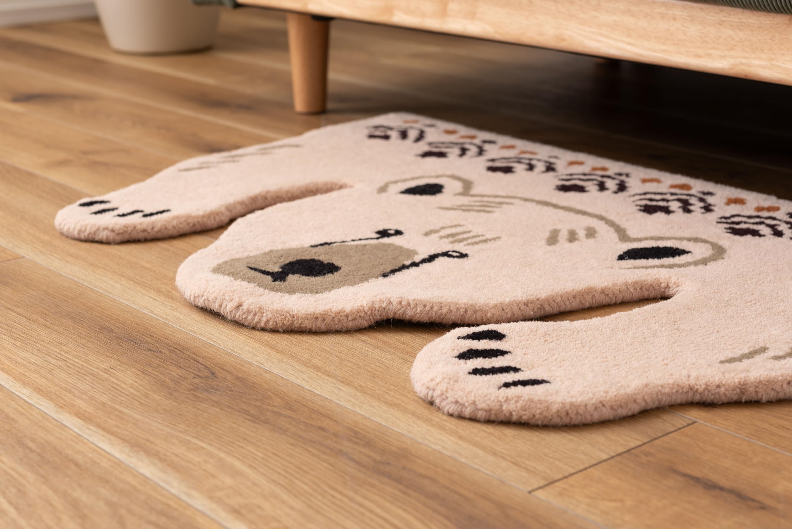 Amazon｜アニマルラグ セパレート 東谷 FAB-011C クマ ホッキョクグマ