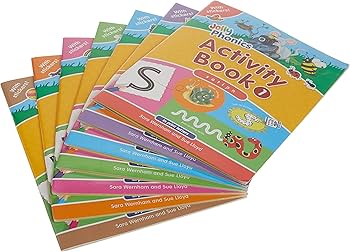 Jolly Phonics Activity Book Set: In Print Letters (1-7): Wernham