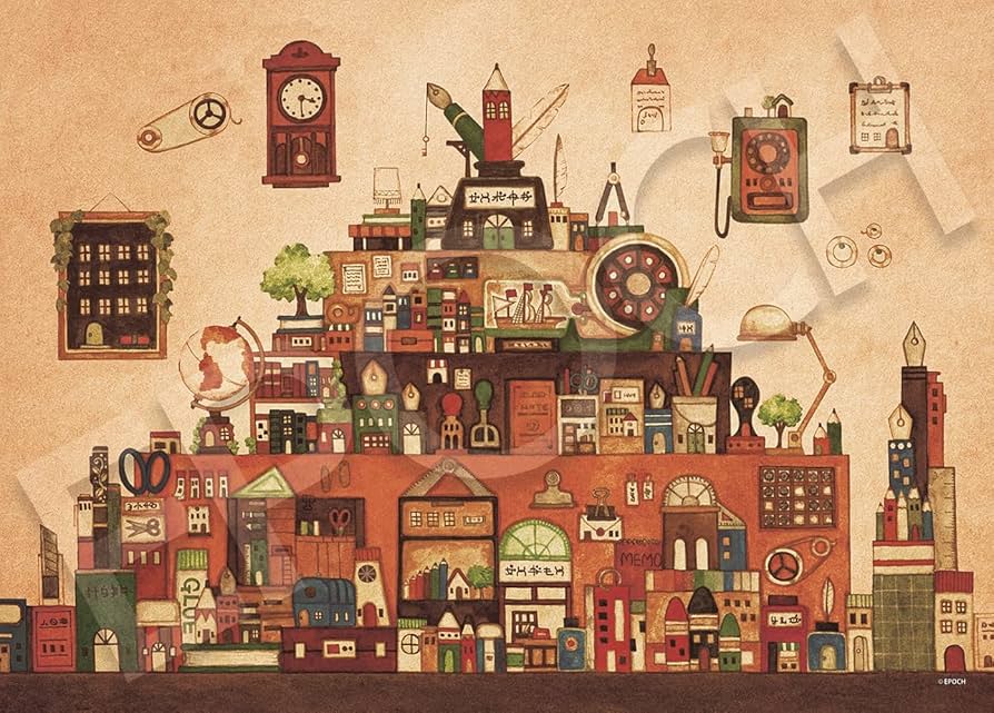 Amazon | エポック社 500ピース ジグソーパズル イラスト/アート 西村