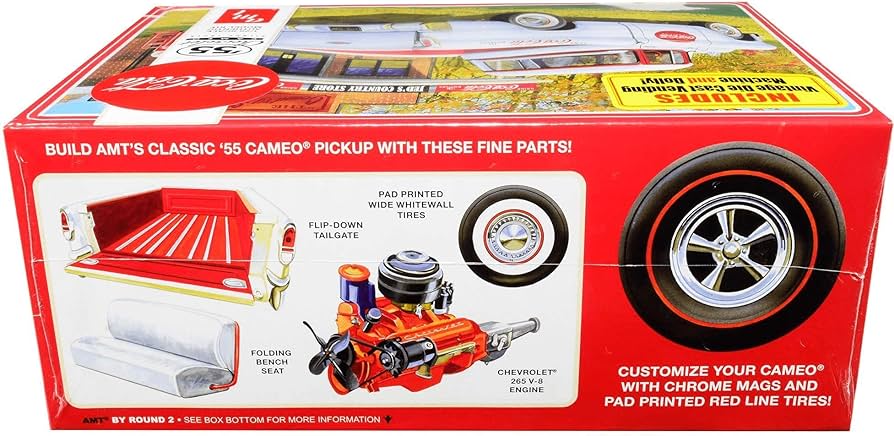 Amazon.com: AMT - 1955 Chevy Cameo Pickup (Coca-Cola) (AMT1094/12