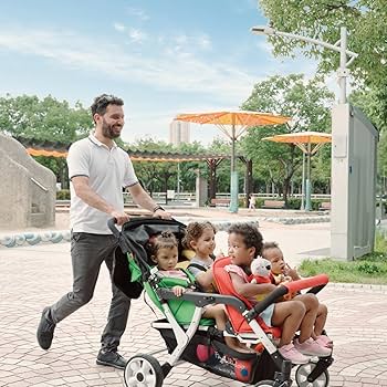 Amazon.com : Familidoo H4E Quad Stroller Wagon for Kids, 4-Seater