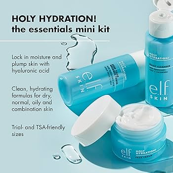 Amazon.com: e.l.f. Skin Holy Hydration! The Essentials Mini Kit
