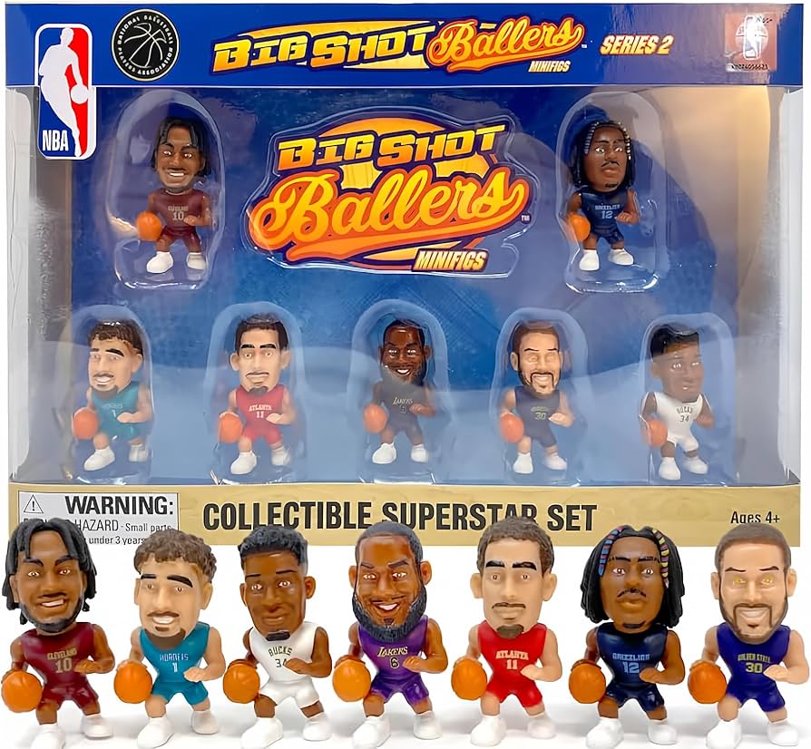 Amazon.com: Party Animal NBA TeenyMates 2023 Mini Big Shot Baller