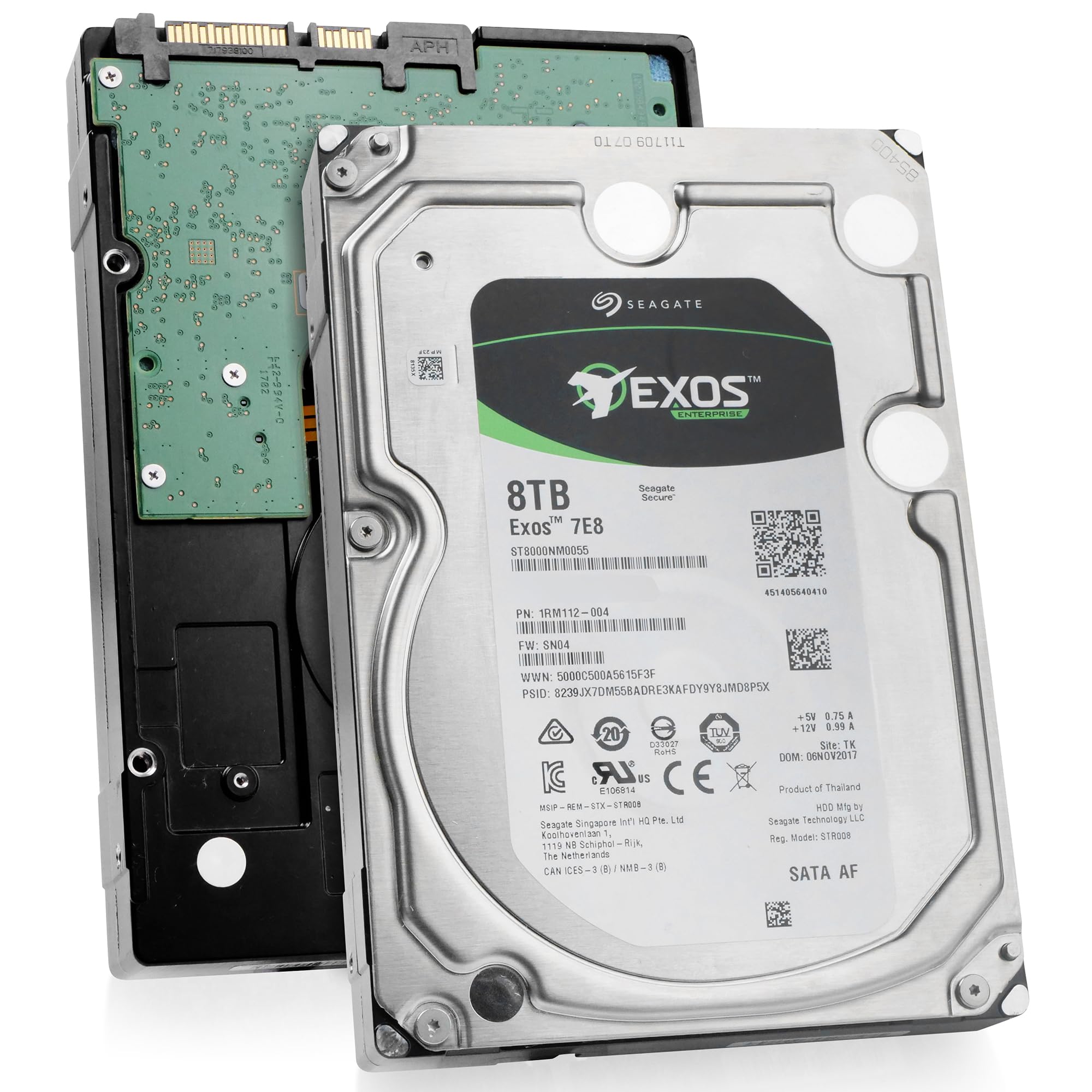 Amazon.com: Seagate Exos 7E8 8TB 512e SATA 256MB Cache 3.5-Inch