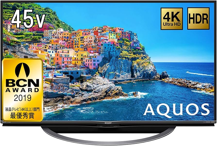 Amazon | シャープ 45V型 液晶 テレビ AQUOS 4T-C45AJ1 4K Android TV