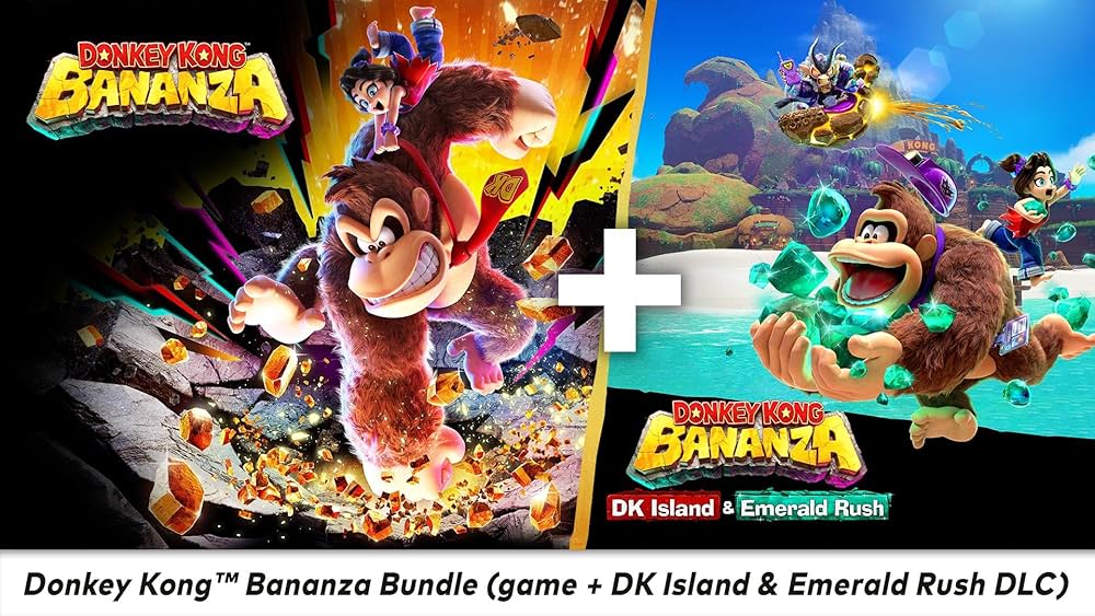Amazon.com: Donkey Kong Bananza Bundle (game + DK Island & Emerald