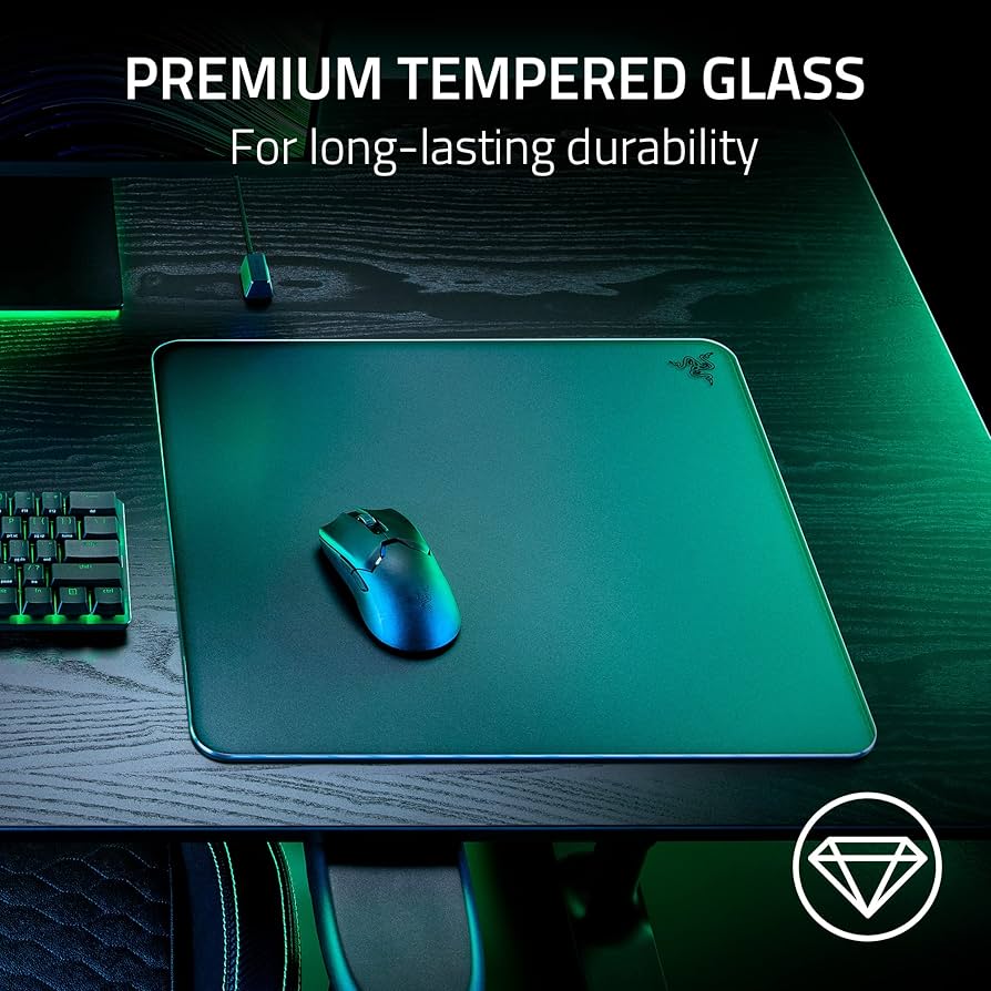 Amazon.com: Razer Atlas Tempered Glass Gaming Mouse Mat: Ultra