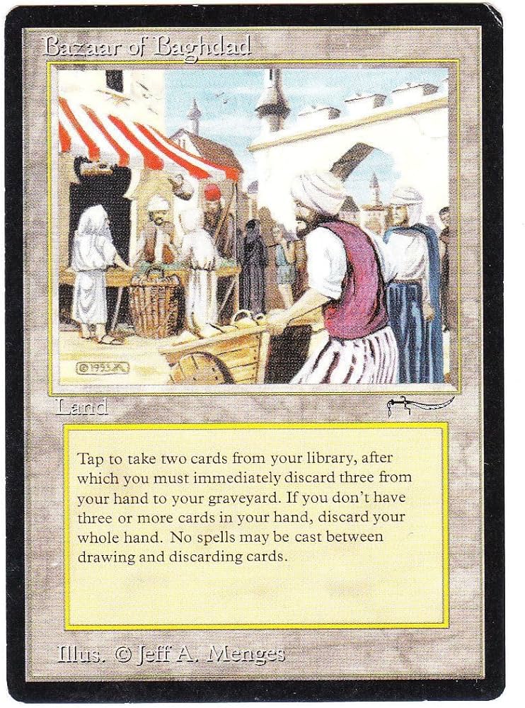 Bazaar of Baghdad アラビアンナイト 英語版 MTG Bazaar of Baghdad