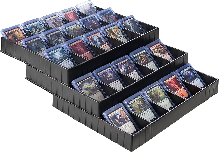 Amazon.com: D DACCKIT Card Sorting Tray for Trading Cards, Card