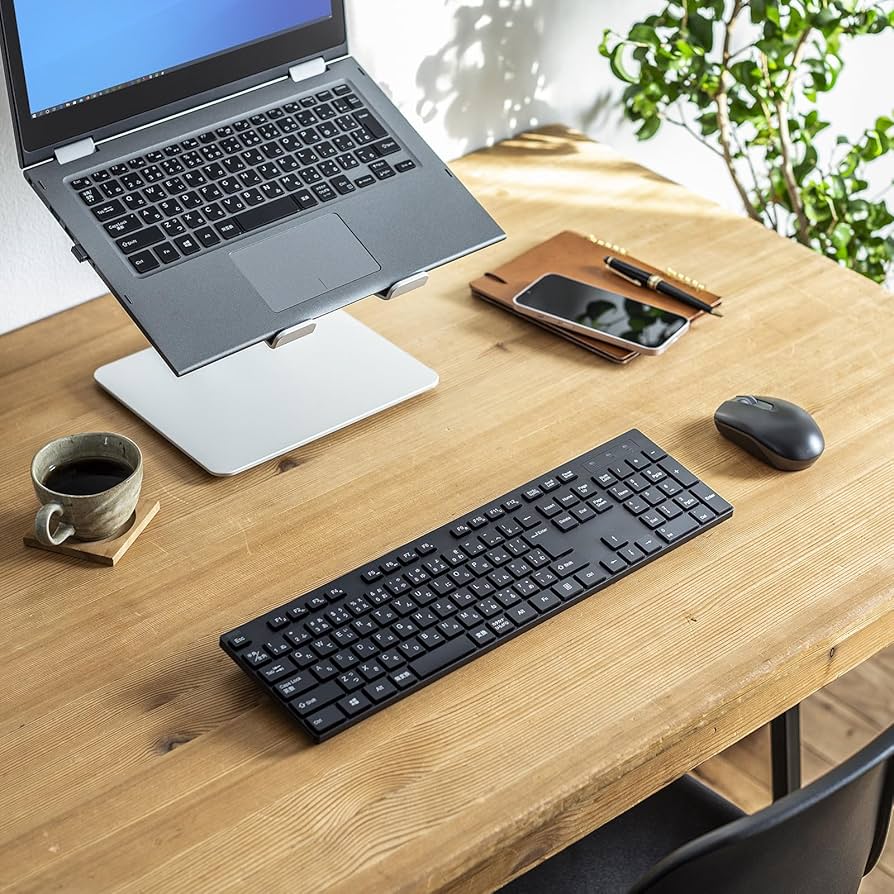 Amazon.co.jp: サンワサプライ 静音マウス付ワイヤレスキーボード SKB