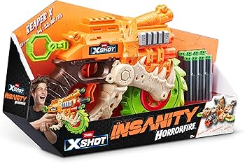 ZURU XSHOT Insanity Horror Fire Reaper-X with 8 Darts : Amazon.ca