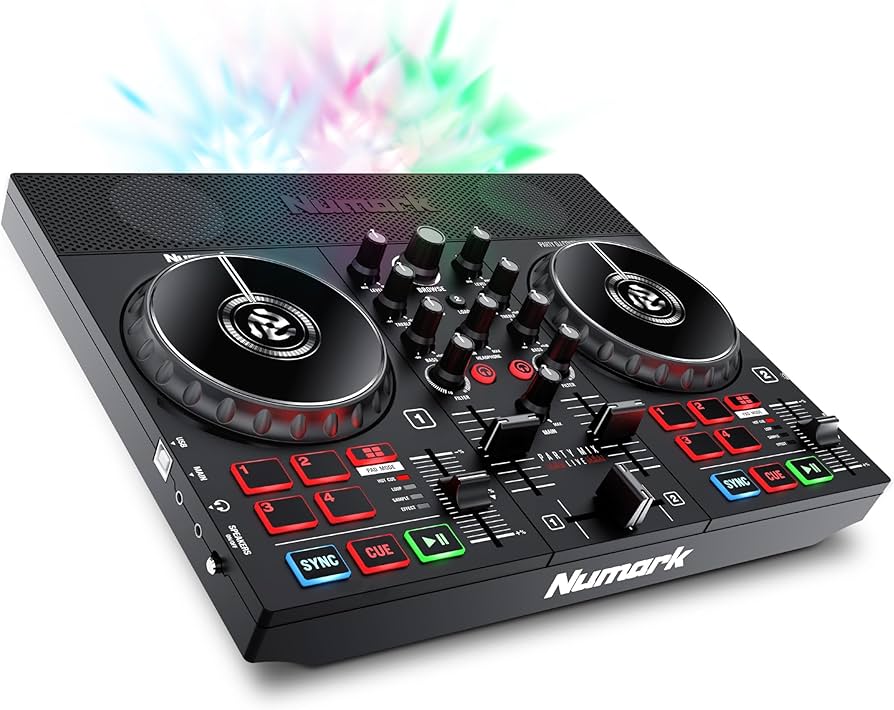 Numark Party Mix Live – Controlador de DJ com alto-falantes