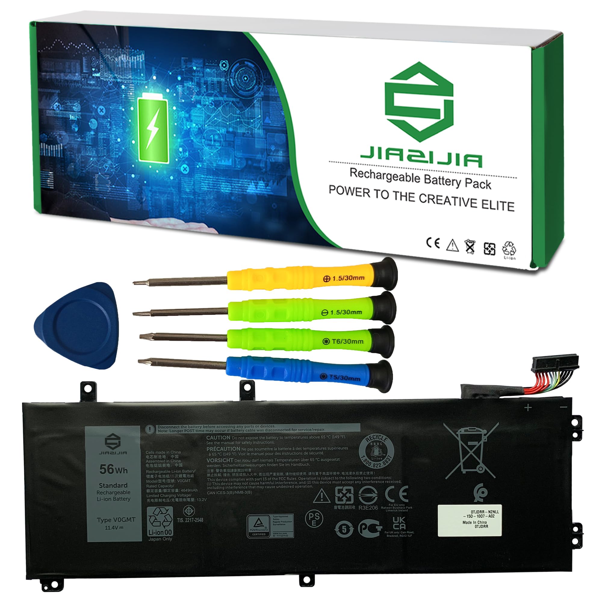 Amazon.com: JIAZIJIA V0GMT CPX-NCC3D 56Wh Laptop Battery