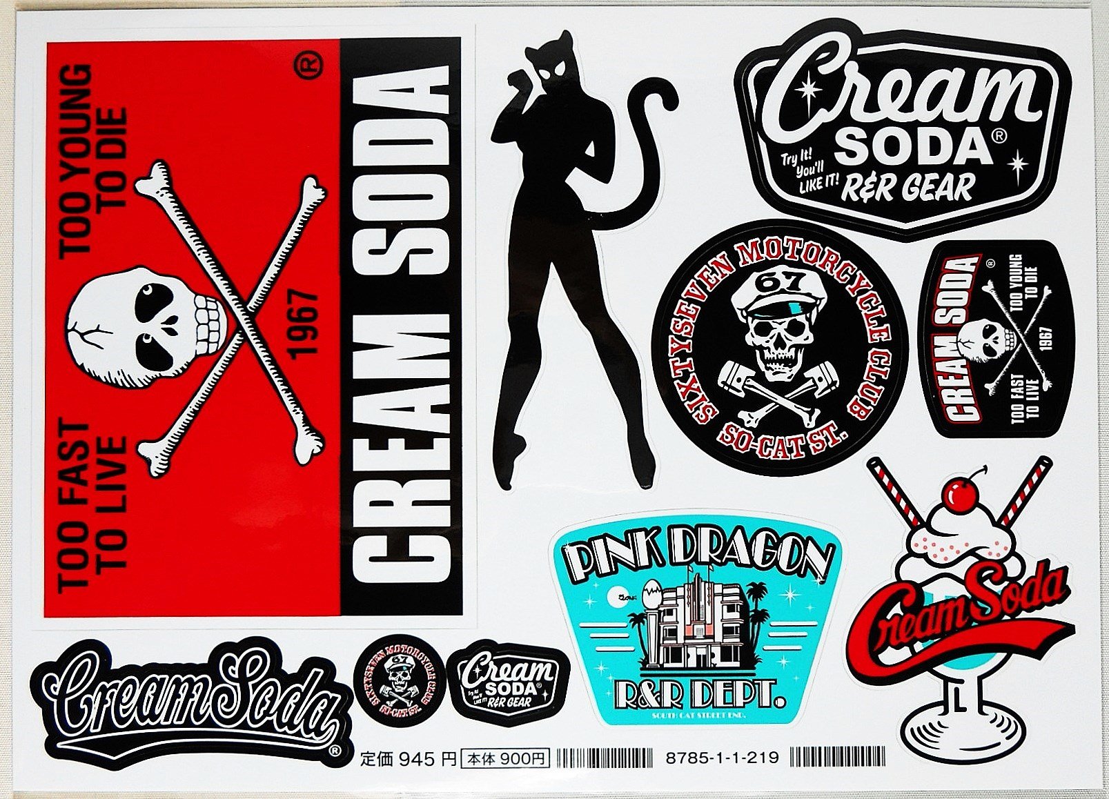 Amazon | CREAM SODA ☆ CS ステッカー セット ☆ クリームソーダ
