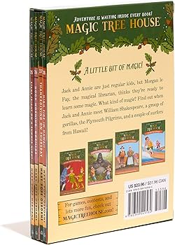 Amazon.com: Magic Tree House Books 25-28 Boxed Set: 9780399549564