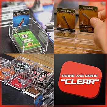 Amazon.co.jp: クリアシリーズボードゲームアクセサリーセット - 合計