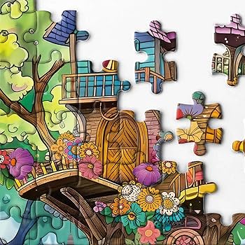 Amazon | ファンタジー マジック ツリーハウス パズル 大人用 1000