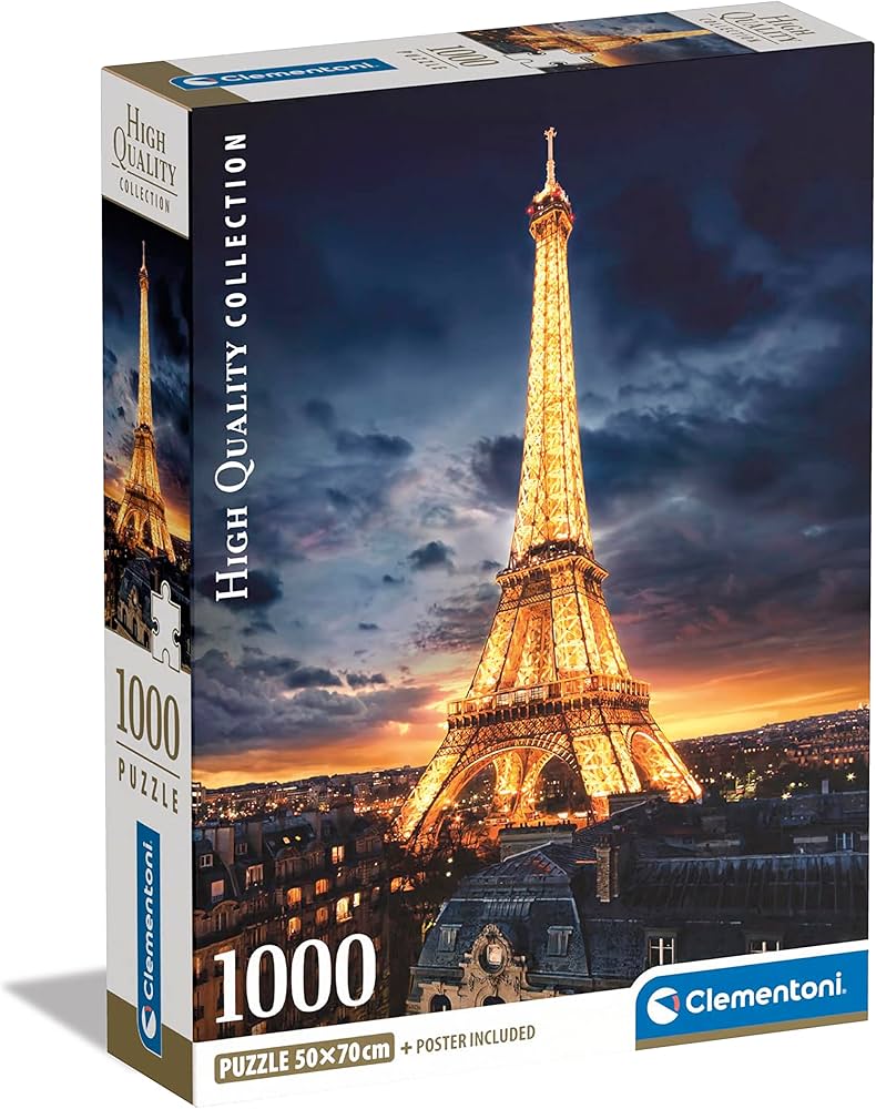 Amazon.com: Clementoni - 39703 Eiffel Tower Puzzle Collection