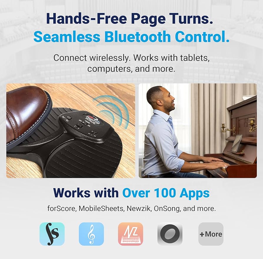 Amazon.com: PageFlip Butterfly Bluetooth Page Turner Pedal
