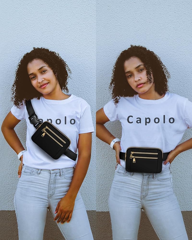 Amazon.com | Capolo Fanny Packs for Women Fashion Waist Packs Bag
