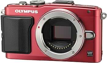 Amazon | OLYMPUS ミラーレス一眼 PEN Lite E-PL6 ボディ レッド E-PL6