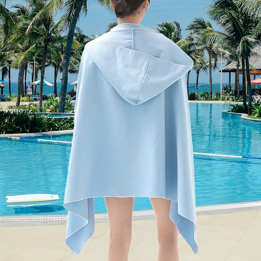 Amazon.co.jp: Patonde 大人用フード付きタオル、フード付きバスタオル