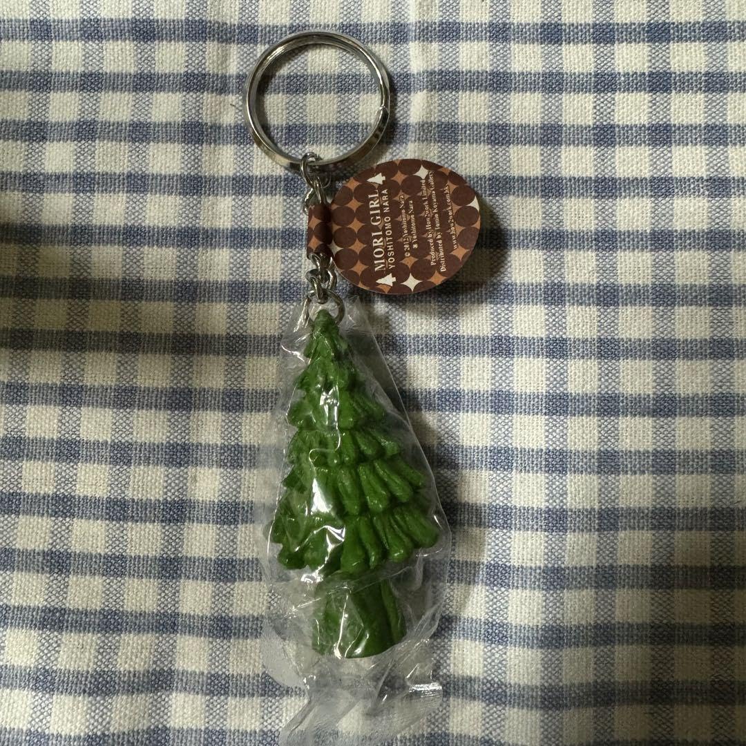 奈良美智 森ガール キーホルダー 横浜美術館 ゴールド 金 奈良美智 森