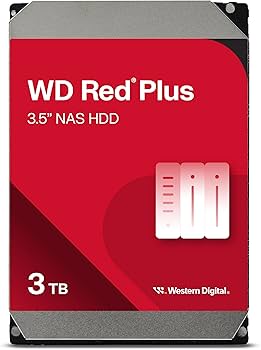 Amazon.com: Western Digital 3TB WD Red Plus NAS Internal Hard