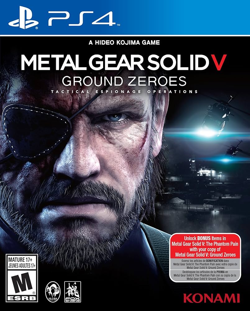 Amazon.com: Metal Gear Solid V: Ground Zeroes - PlayStation 4