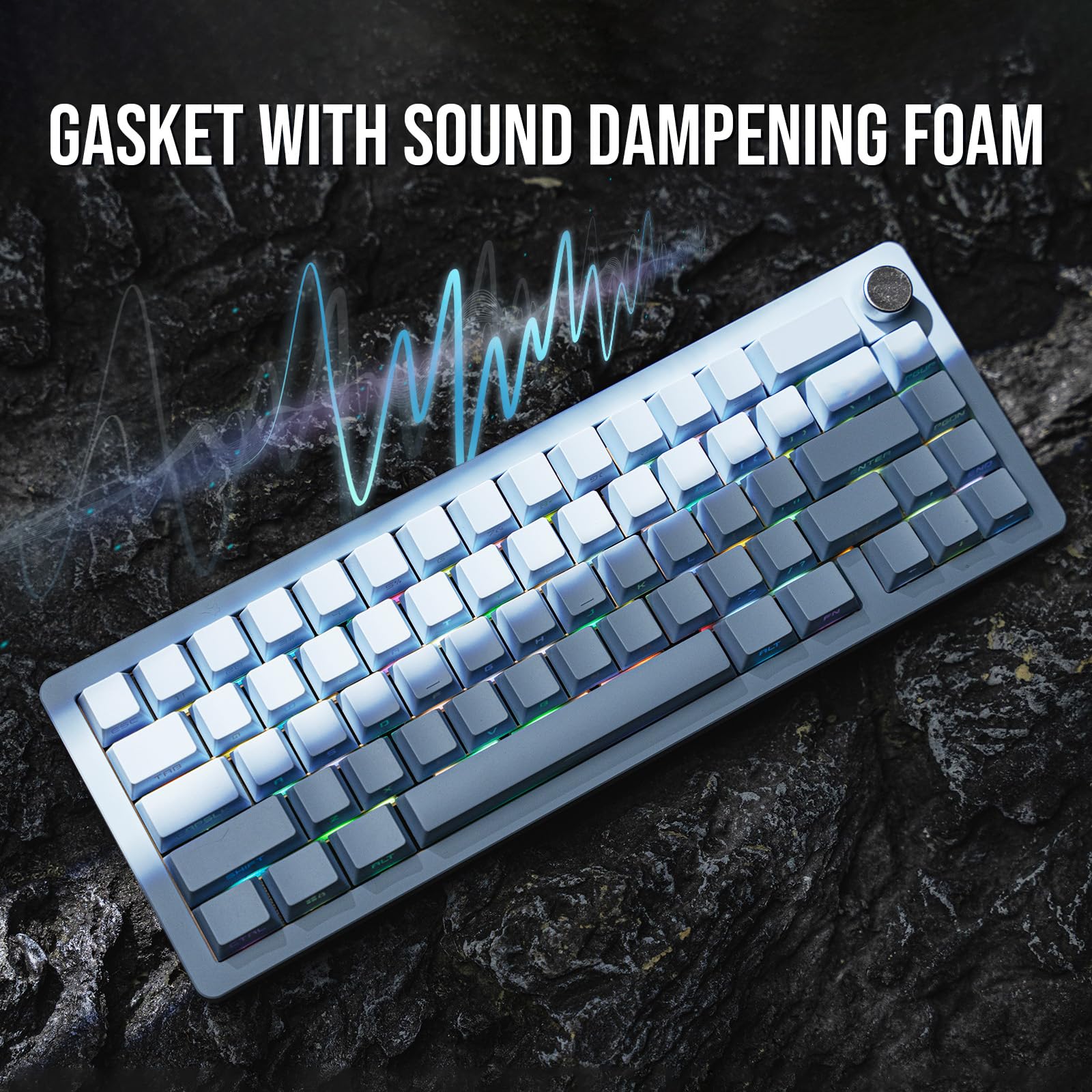 Amazon.com: EPOMAKER Tide65 QMK/VIA Wireless Gaming Keyboard, 65