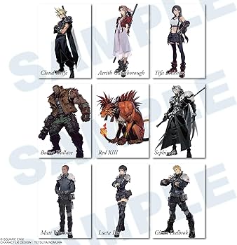 Amazon.co.jp: ファイナルファンタジーVII アニバーサリーアート