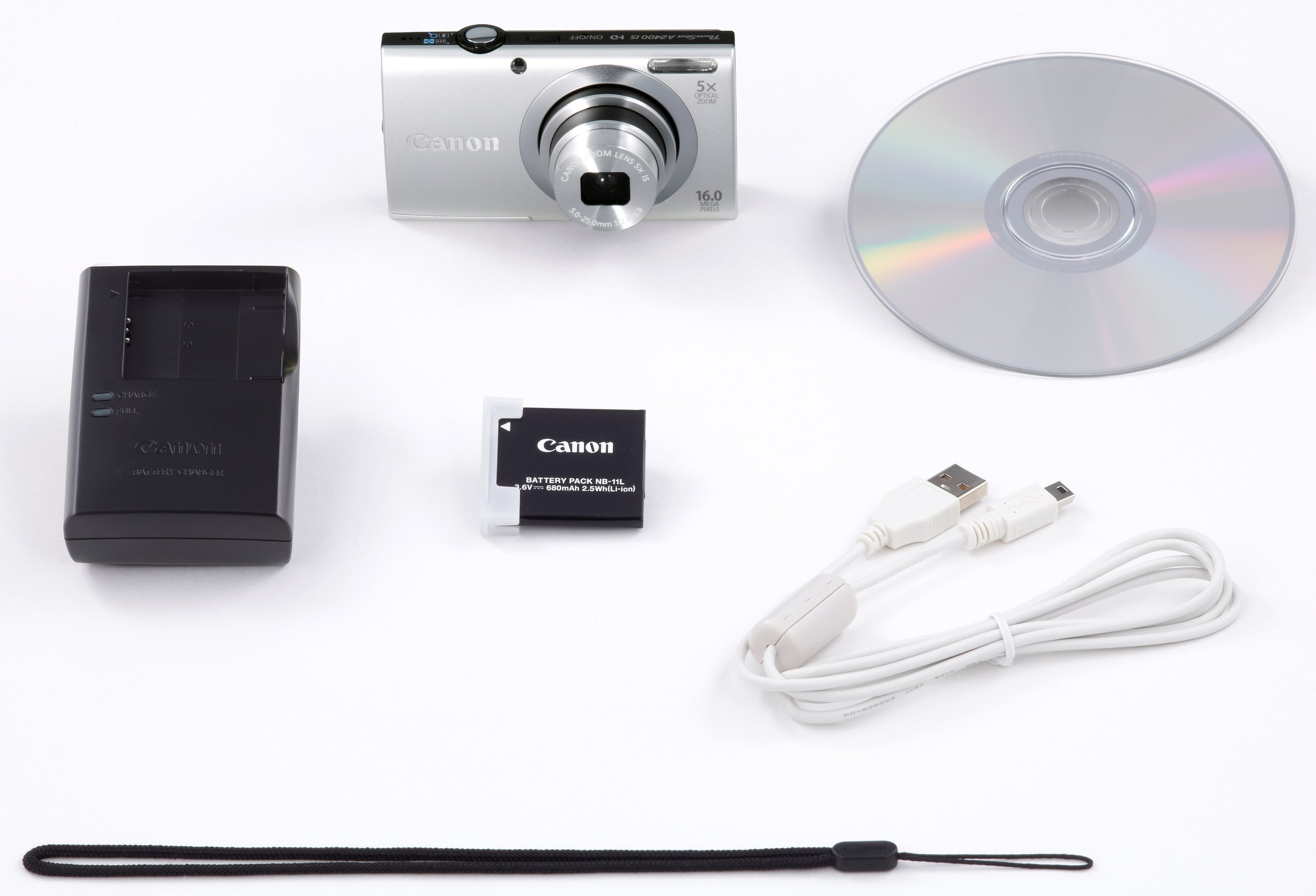 Amazon.co.jp: Canon デジタルカメラ PowerShot A2400IS シルバー 1600