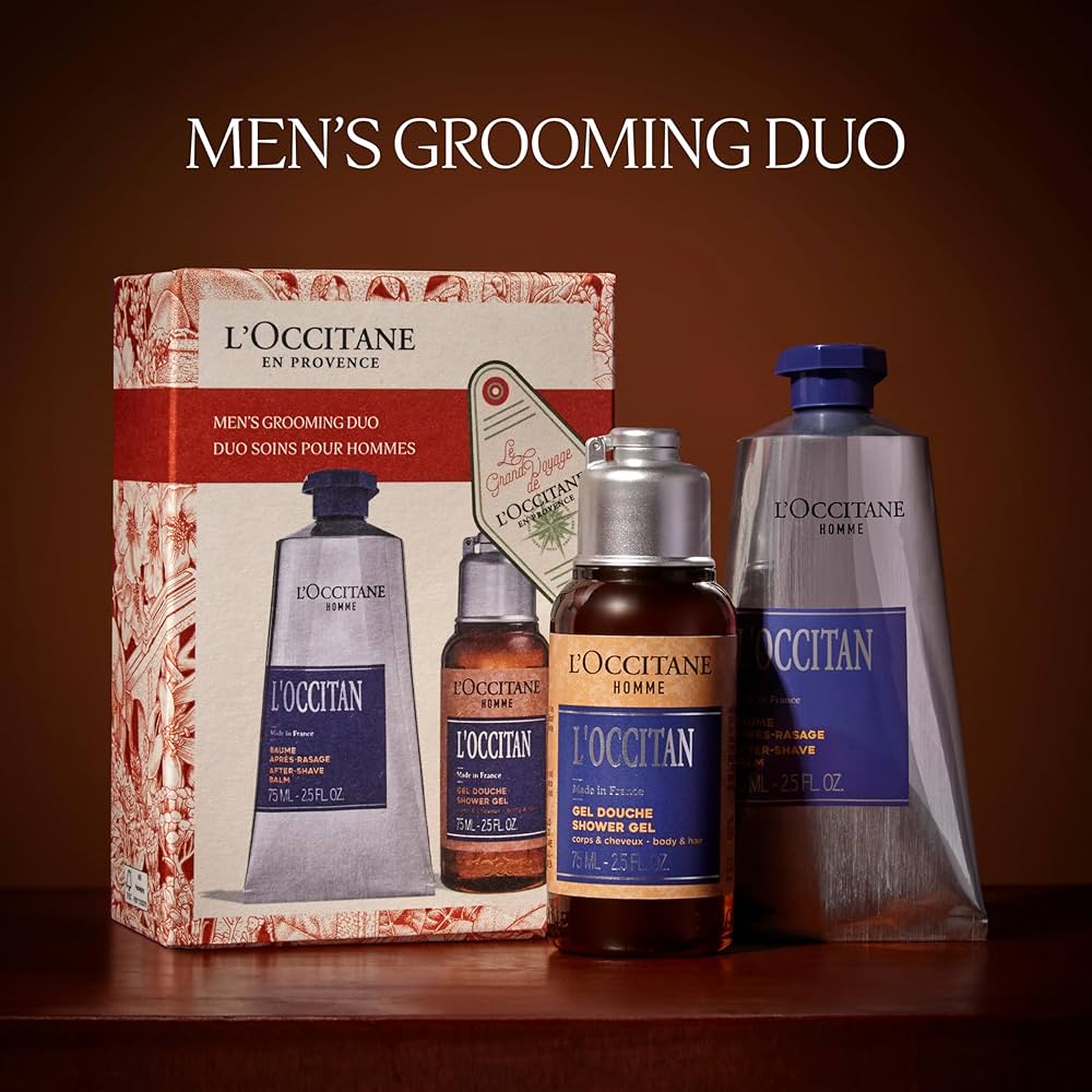 Amazon.com: L'Occitane Men's Grooming Gift Set : Beauty & Personal