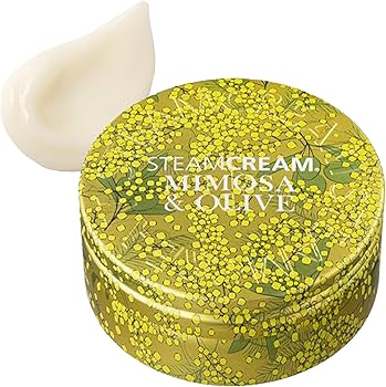 Amazon.co.jp: スチームクリーム 公式 ミモザ＆オリーブ 75g 日本製