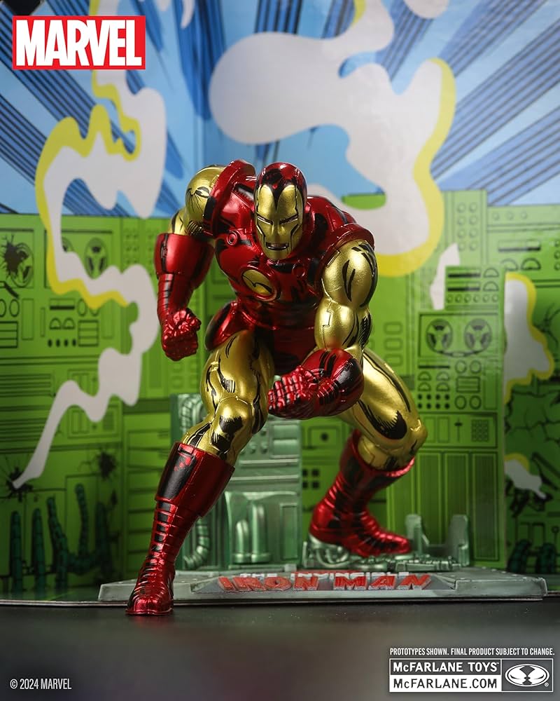 Amazon.com: McFarlane Toys - Marvel Iron Man 1:10th Scale Posed