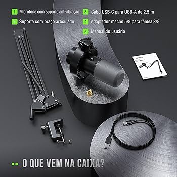 Amazon.com: FIFINE K688 Podcast Microphone Kit, USB/XLR Dynamic