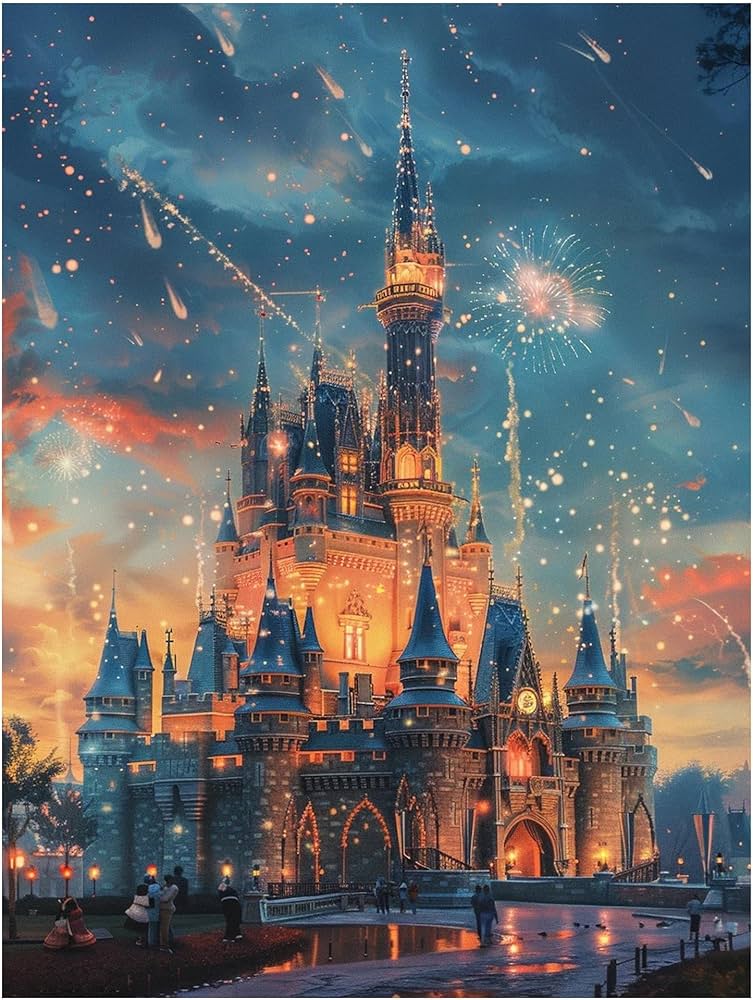 Amazon.co.jp: AAGWW 50×40cm ダイヤモンドアート スクエア ディズニー