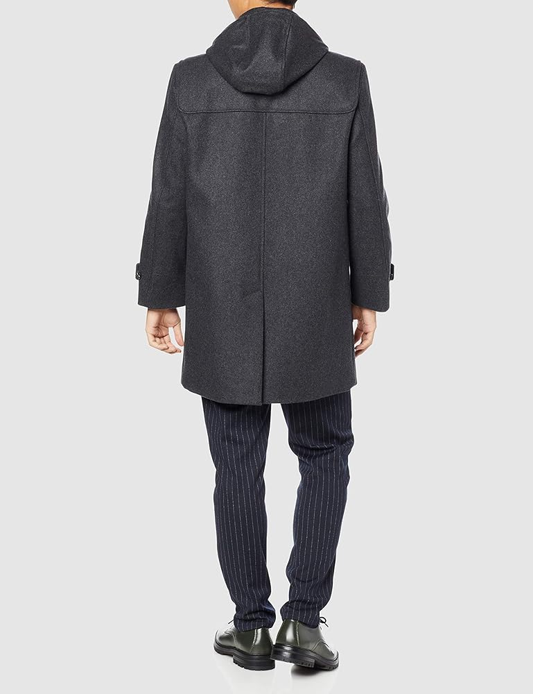 Amazon | [トミーヒルフィガー] ダッフルコート TT08428 48 グレー