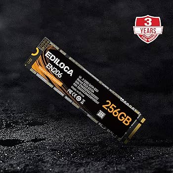 Amazon | EDILOCA EN206 SSD 256GB M.2 2280 3D TLC NANDフラッシュ