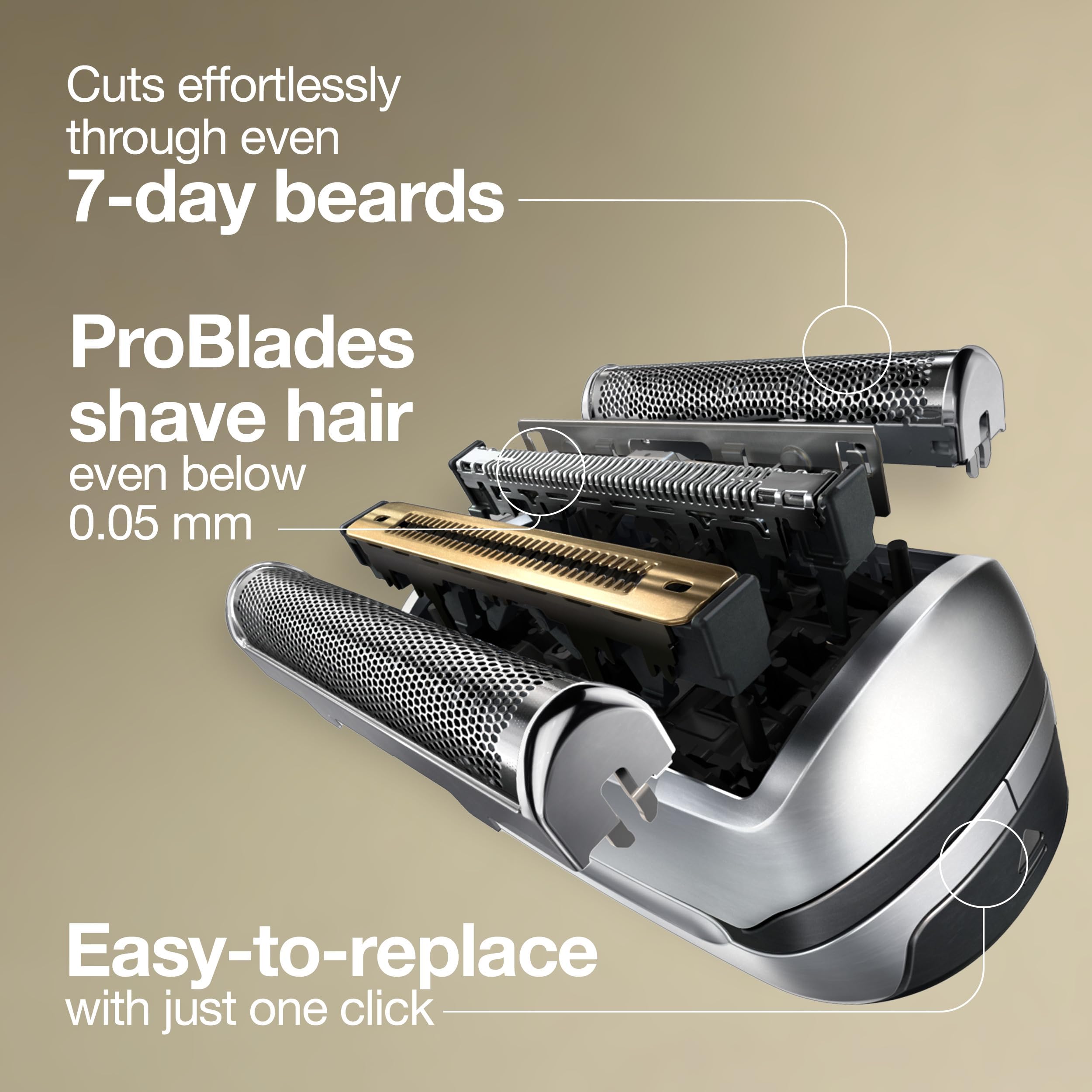 Amazon.com: Braun Shaver Head Replacement Part 94M Silver