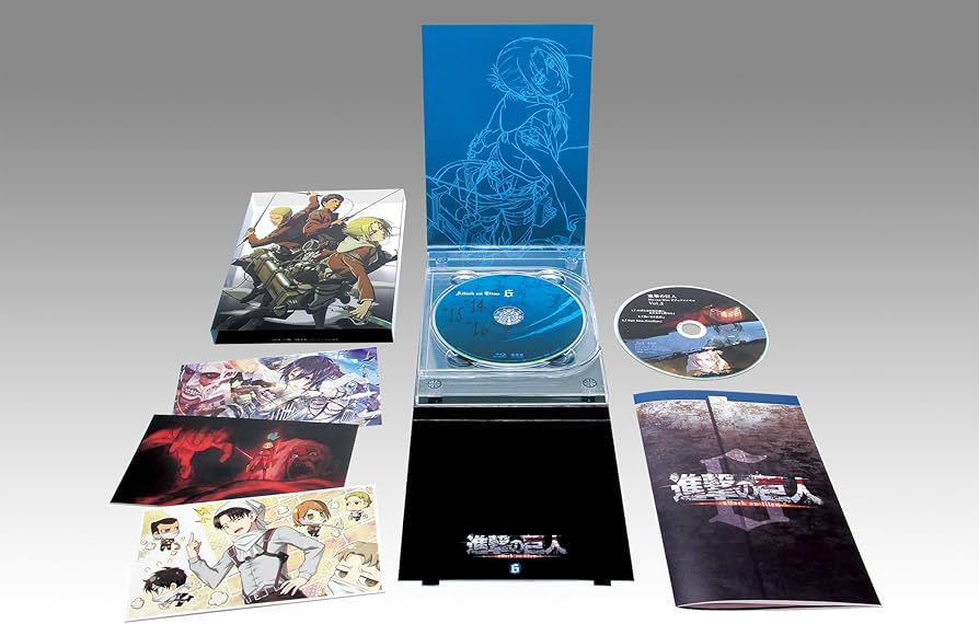 Amazon.co.jp: 進撃の巨人 6 [初回特典:Blu-ray Disc ビジュアルノベル