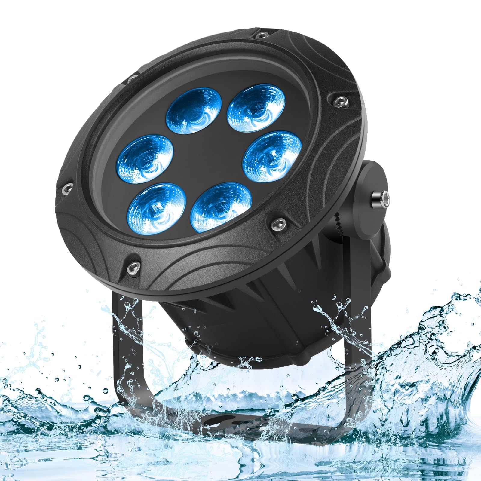 Amazon.com: Waterproof Par Lights Stage Lights, RGBW 4in1 6LED DMX