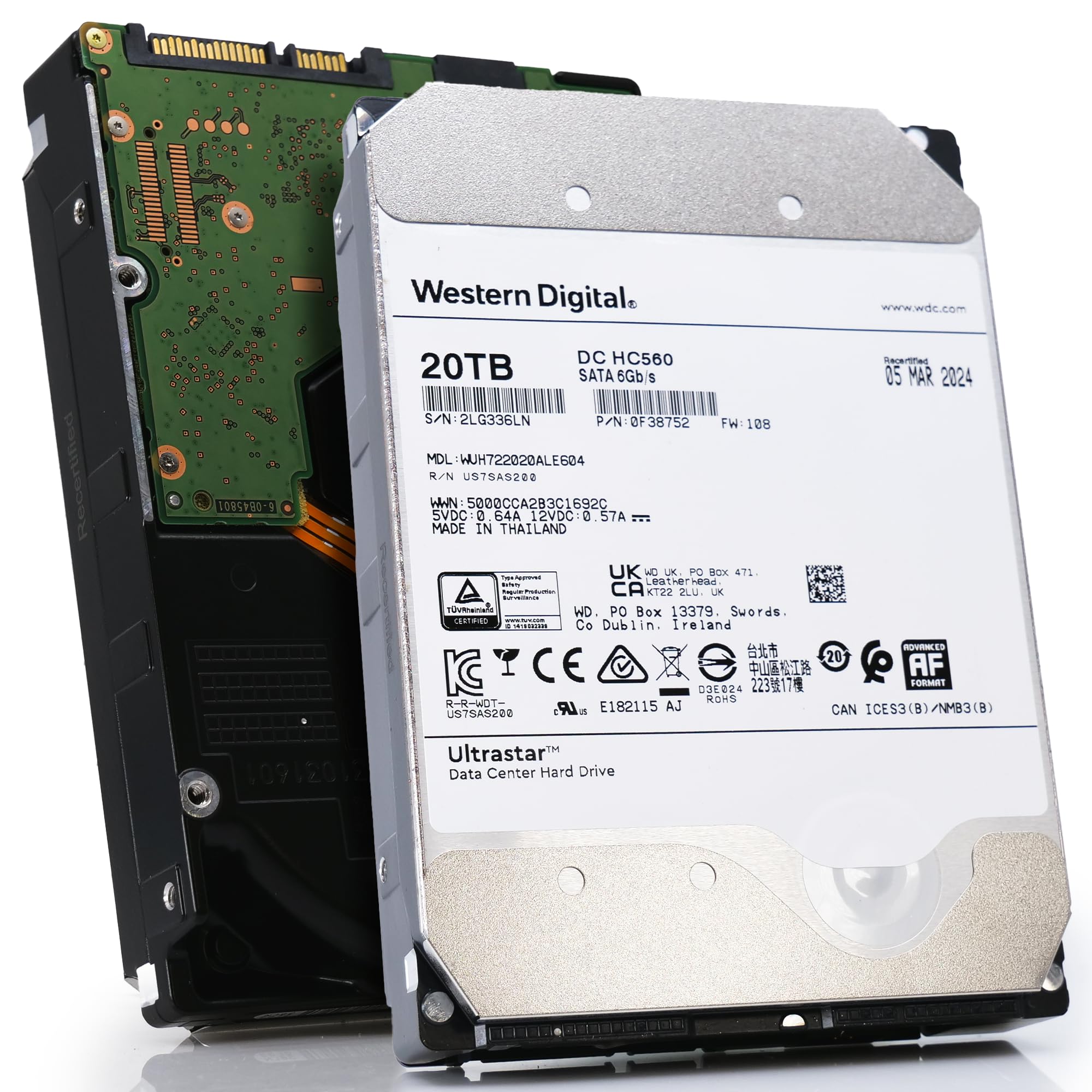 Amazon.com: Western Digital WD Ultrastar DC HC560 WUH722020ALE604