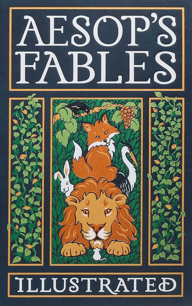 Aesop's Fables Illustrated (Leather-bound Classics): Aesop