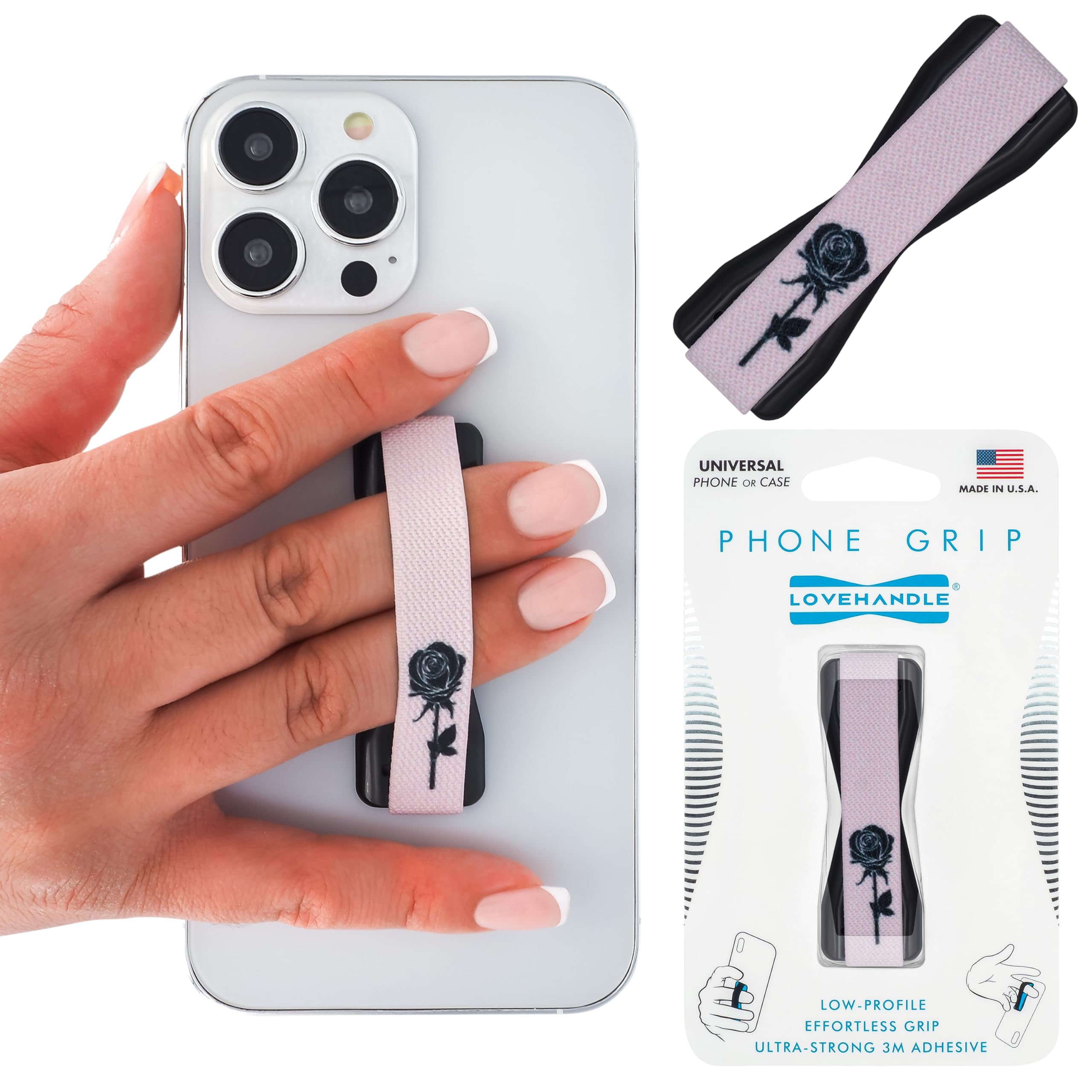 Amazon | スマホグリップ ラブハンドル– 指1本であなたのデバイスを