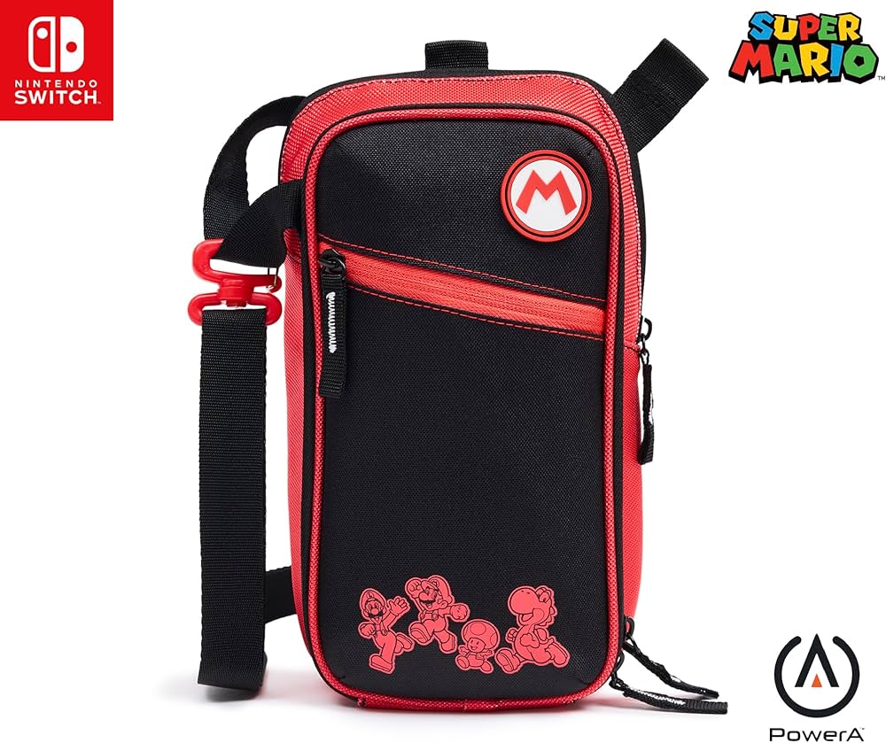 Amazon.com: PowerA Crossbody Bag for Nintendo Switch - Mario and