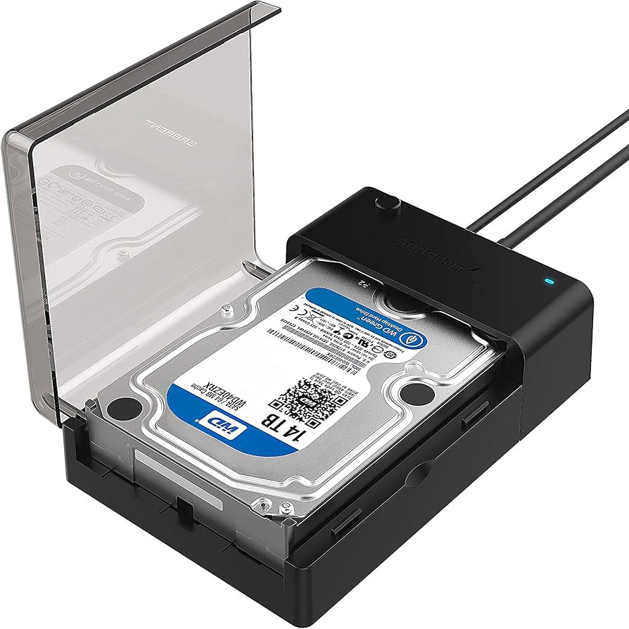 Amazon.com: SABRENT USB 3.0 to SATA External Hard Drive Lay-Flat