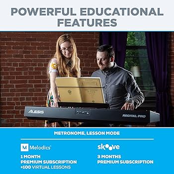 Amazon | Alesis 88鍵盤 電子ピアノ ハンマーアクション鍵盤 Recital